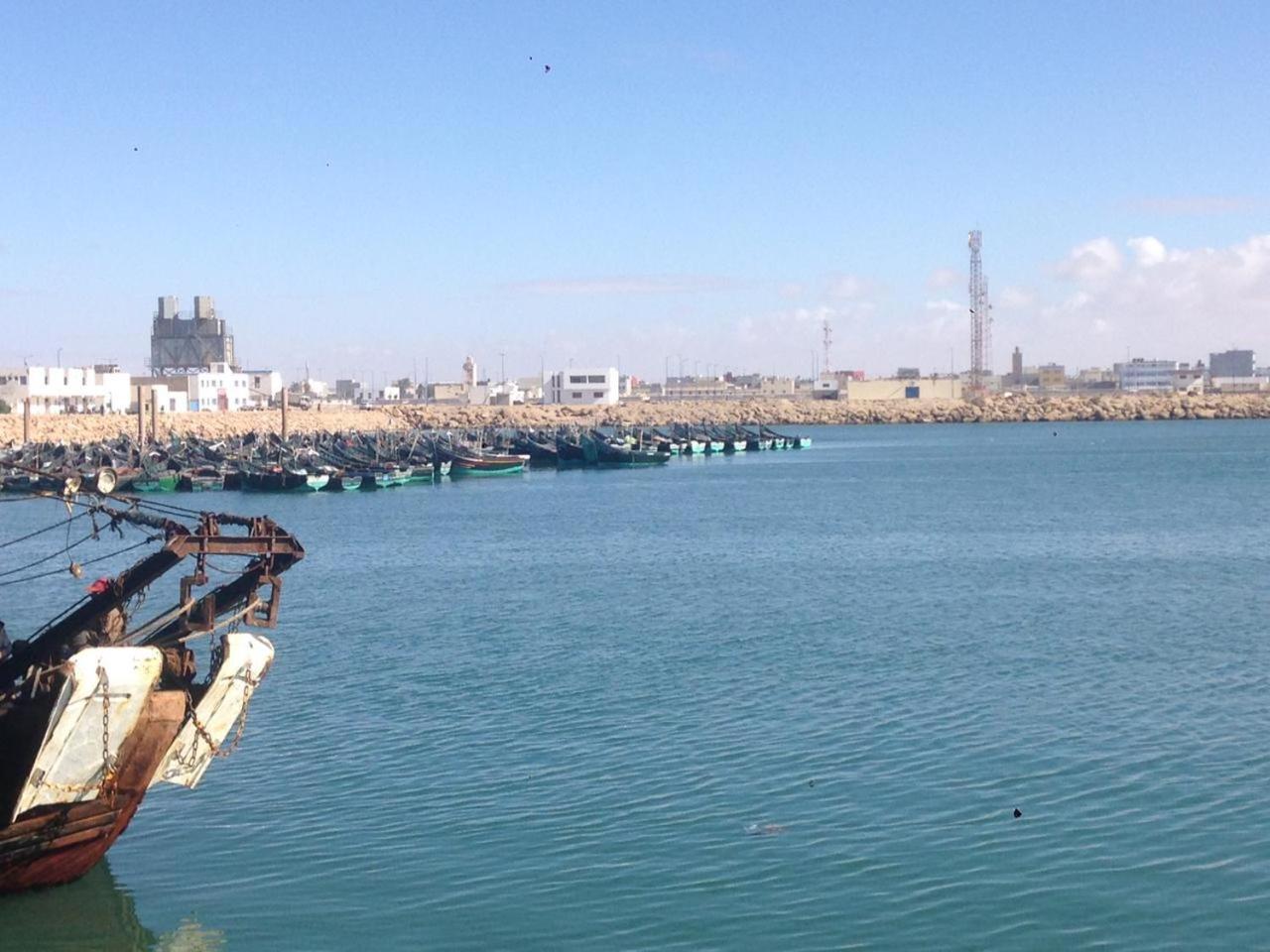 Hotel El Ghazi Tarfaya Exterior foto